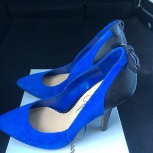 Blue Jessica Simpson heels